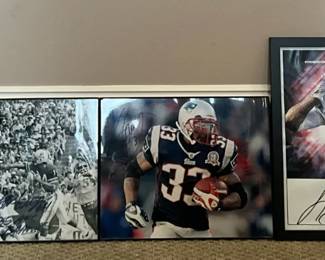 Autographed New England Patriots Pictures 