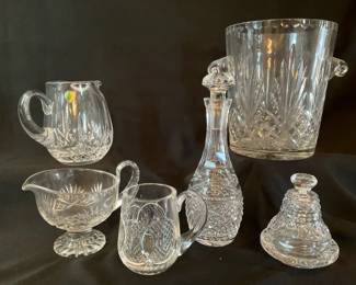 Waterford Large Cut Crystal Pieces 