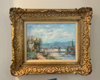 Boats On The Canal By John Clymer 