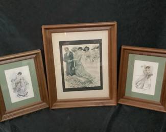 Harrison Fisher Lithographs