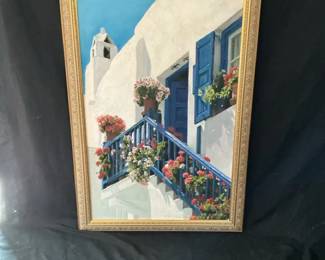 RM Hartman Greek Staircase Painting