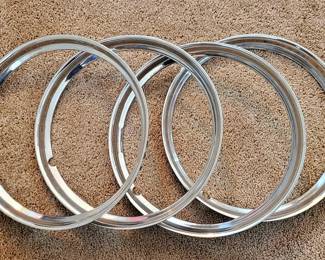 Kitchen - Fiat 500 Stainless Vanity Rings for Wheels - COULD ALSO BE USED AS FRAMES OR OTHER CREATIVE PROJECTS