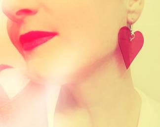 A great place to come for some fun and original Valentine Gifts, like these red Heart Techno Diva Earrings!!!