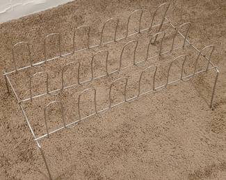 MCM 60's chrome shoe rack