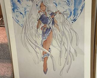 Anime posters by Kosuke Fujishima