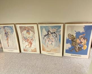 Anime posters by Kosuke Fujishima