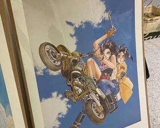 Anime posters by Kosuke Fujishima