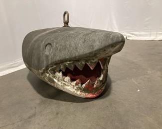 Lot 9898 Sharkmarker Shark Head Buoy OR Land Shark Yard Art