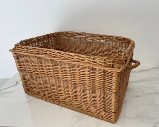 Lot 9795 Large Wicker Handle Basket