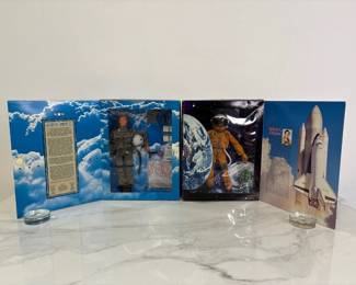 Lot 9912 Vintage GI Joe Shuttle Astronaut  F15E Pilot Dolls Action Figures