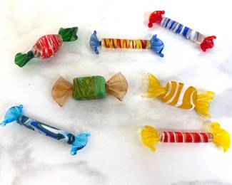 Lot 9602 Vintage Murano Glass Candies