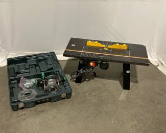 Lot 9894 Metabo Router and Table  Tool