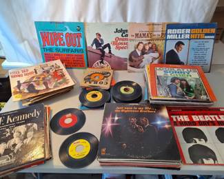 Large Selection Of Albums And Singles