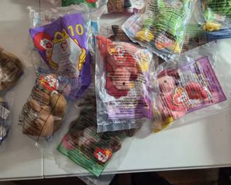 Box Of McDonalds Beanie Babies