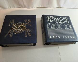 2 Binders Of Football Cards