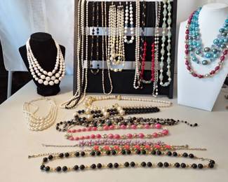 Lots Of Beadwork Necklaces
