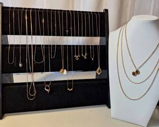 Gold Toned Necklaces And Lockets