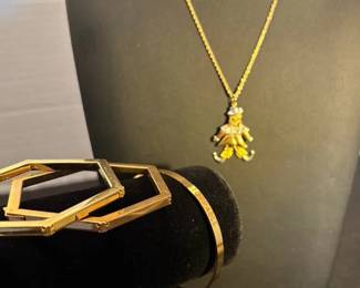 14k Clown Necklace, Tori Burch Bracelets