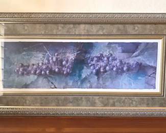Purple Grapes Print