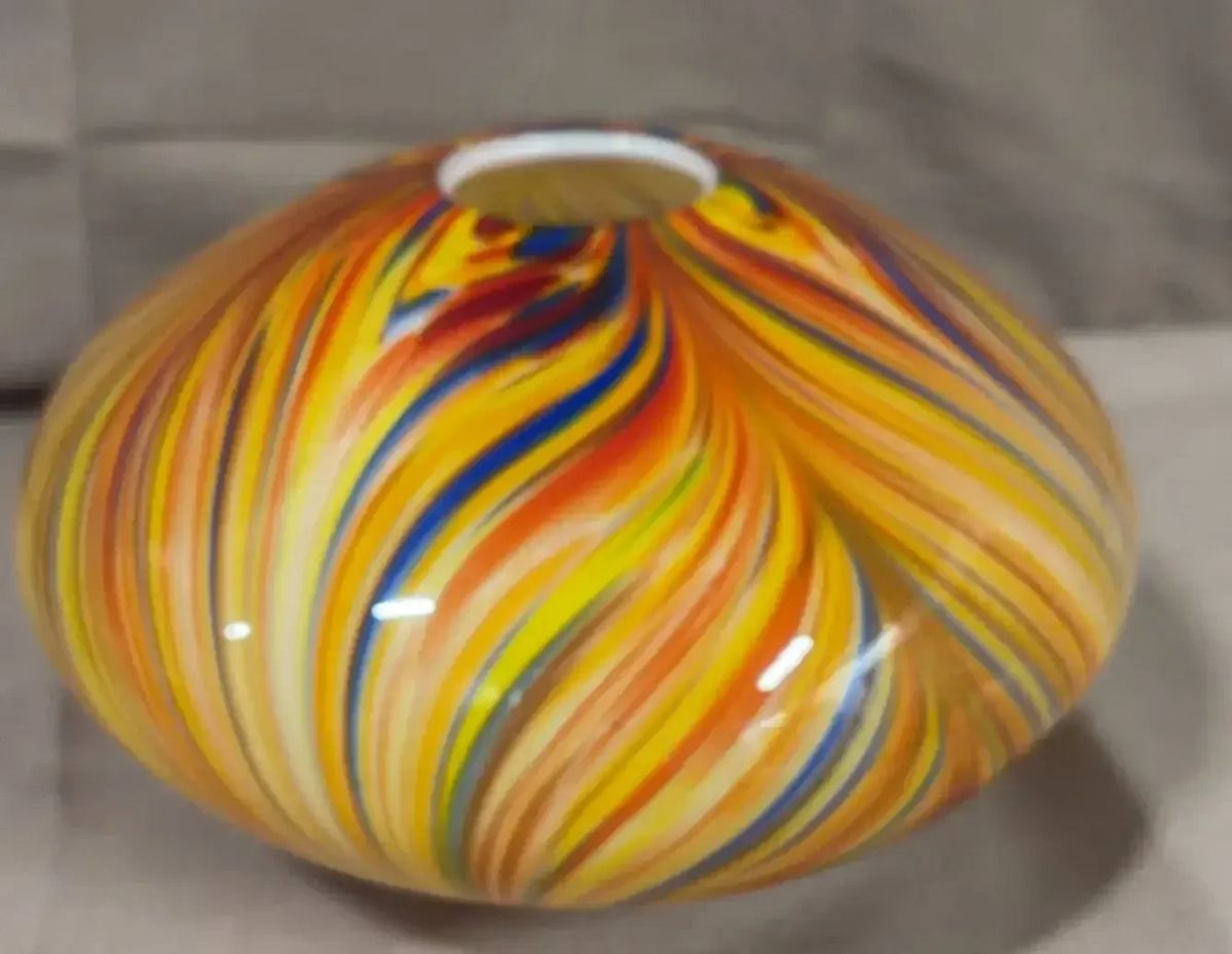 001 Multicolored Glass Artwork