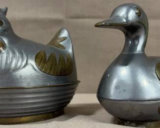 Metal 2 Tone Animals Home Decor