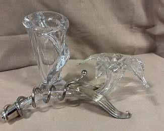 Vintage Glass Flower Vase