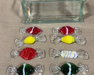 Lillian Glass Candy Dish 