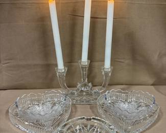 Two Waterford Heart Crystal More