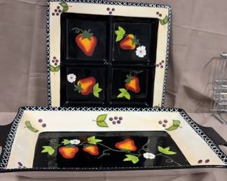 Two Piece Ceramic Serving Dishes