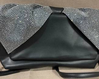 Betsy Johnson Purse Rhinestone Bow
