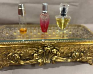 Vintage Filigree Jewelry Box More