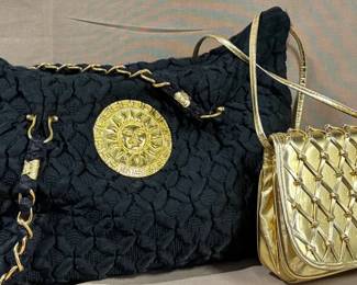 Black Gold Colored Purses 