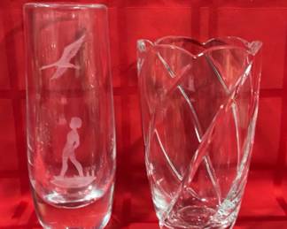 Two Glass Vases