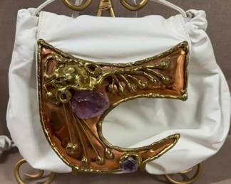 Unique Purse With Unique Emblishment