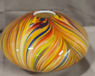 001 Multicolored Glass Artwork