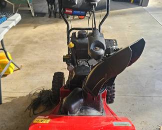 Snowblower is ready to clear your yard