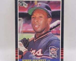 1985 DONRUSS KIRBY PUCKETT ROOKIE CARD. CLEAN
