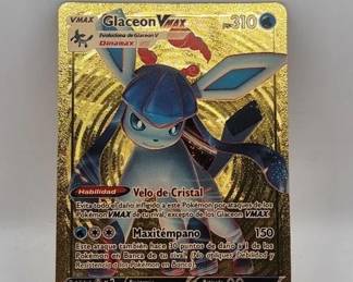 GOLD GLACEON POKEMON CARD. RARE