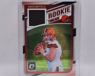  BAKER MAYFIELD ROOKIE PATCH CARD