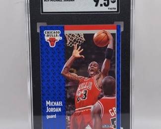 1991 FLEER MICHAEL JORDAN SGC 9.5 MINT +!