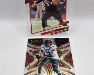 2 PATRICK MAHOMES CARDS. ONE SEE THROUGH 