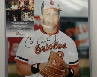 CAL RIPKEN JR. SIGNED 8X10 PHOTO