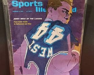 RARE 1965 SPORTS ILLUSTRATED. JERRY WEST COVER