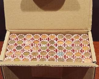 50 BANK ROLLS OF PENNIES SEALED.