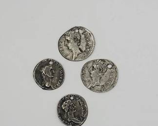  LOT OF AINCIENT ROMAN COINS, 4 COINS INCLUDED