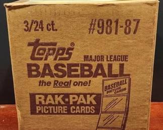 RARE 1987 TOPPS RACK PACK BOX INCLUDES 3 BOXES