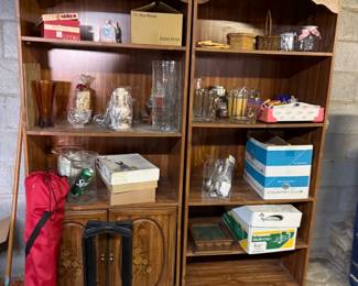 Large matching bookcases pair.