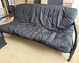 Black and grey futon - good condition.