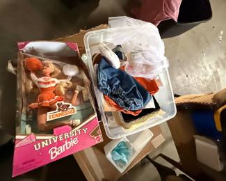 Vintage barbie with box! "University Barbie" University of Tennessee doll.
