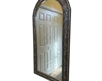 Vtg Arch Wall Mirror with Ornate Frame